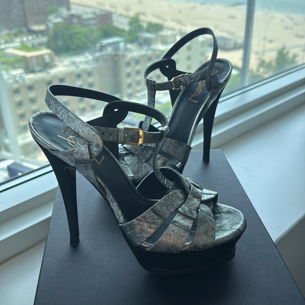 YSL Tributes 37.5 platform sandals